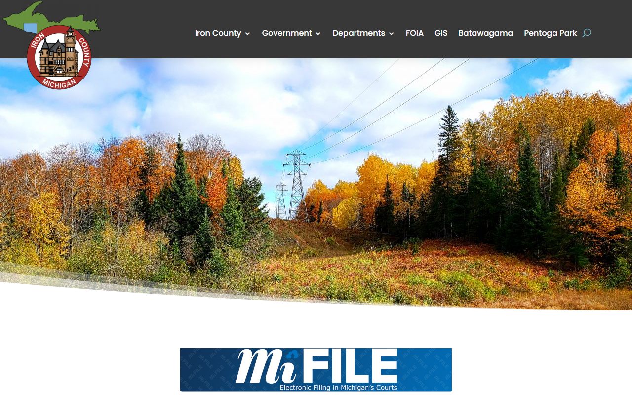 Iron County Trial Court page for civil court records